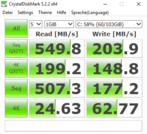 Dell G3 17 3779 - CrystalDiskMark 5 (SSD).