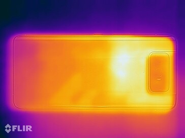 Image thermique sous charge - côté inférieur