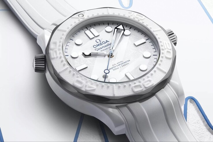 L'Omega Seamaster 300 Milano Cortina 2026 Edition offre une résistance à l'eau de 300 m (30 bars) (Source : Omega)