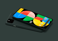 Le Pixel 5a 5G est uniquement disponible dans la couleur Mostly Black. (Image source : Google)
