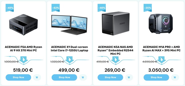 Campagne de réduction Acemagic