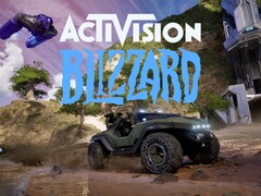 Logo d'Activision Blizzard présenté avec « Halo : Campaign Evolved »