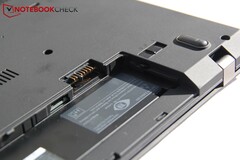 Le compartiment de la batterie externe du Lenovo ThinkPad T480.