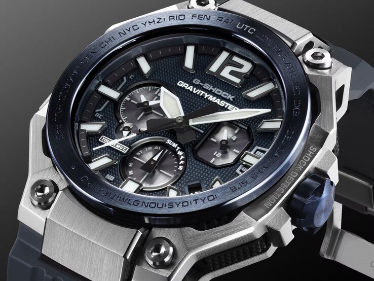Les montres Casio G-Shock Gravitymaster GWR-B3000 sont équipées de trois sous-cadrans