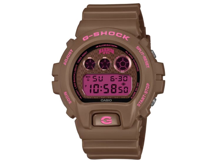 La montre Casio G-Shock x Hardies NYC DW6900HH-5. (Source de l'image : Casio)