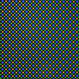 Photo prise au microscope : Structure des sous-pixels d'un panneau OLED