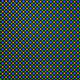 Photo prise au microscope : Structure des sous-pixels d'un panneau OLED