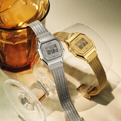 Les Casio LA680WEMG-7A et LA680WEMG-9A (de gauche à droite)