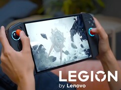 L'ordinateur de poche Lenovo Legion Go 2 en train de jouer à Monster Hunter World : Iceborne (Source de l'image : capture d'écran, Lenovo Legion YouTube)