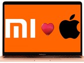Xiaomi s'est souvent inspiré de Apple pour ses ordinateurs et ses appareils intelligents. (Image source : Apple/Xiaomi/Pinterest - édité)