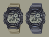 Les montres Casio AE-1000W-5AV (à gauche) et AE-1000W-8AV (à droite) devraient être lancées en mai. (Source de l'image : Casio)