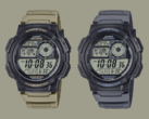 Les montres Casio AE-1000W-5AV (à gauche) et AE-1000W-8AV (à droite) devraient être lancées en mai. (Source de l'image : Casio)