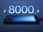 Le OnePlus Nord CE6 est doté d'une batterie de 8 000 mAh.