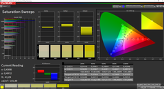 Lenovo ThinkPad E490 - CalMAN : Saturation.