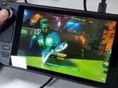 La console Steam Deck s'attaque sans problème à Cyberpunk 2077. (Image source : via RepsUp100)