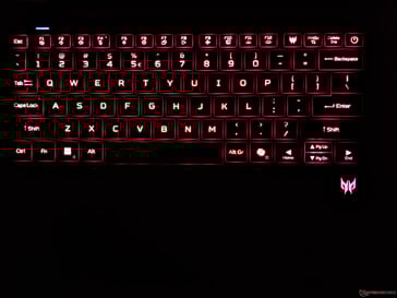 Éclairage du clavier