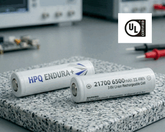Les cellules HPQ Silicons 21700 atteignent 23,4 Wh.