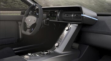 L'intérieur de la N Vision 74 est le meilleur exemple d'un design minimaliste qui place la conduite au premier plan. (Source de l'image : Hyundai)