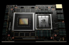 Le CPU armé &quot;Grace&quot; de Nvidia s&#039;appuie sur sa technologie GPU Ampere pour le traitement avancé de l&#039;IA. (Image : Nvidia)