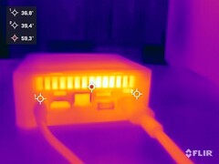 Geekom Mini IT12 vs. stress test (arrière)