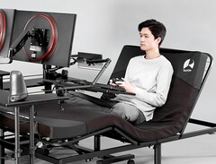 Le Bauhutte Gaming Bed est motorisé, ce qui vous permet de transformer le lit en chaise. (Image source : Bauhutte)