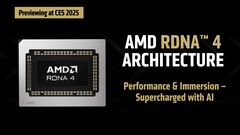 AMD RDNA 4 présenté en avant-première au CES 2025. (Source de l'image : AMD)