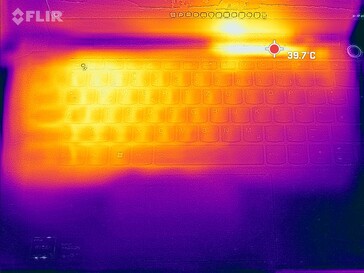 Image thermique de la surface supérieure