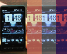 Le HTC HD2, lancé pour la première fois en 2009, a été surnommé "le téléphone qui refuse de mourir". Photo - La même image du HTC HD2 empilée les unes à côté des autres dans des filtres aux nuances différentes. (Source de l'image : Jon Rettinger sur YouTube)