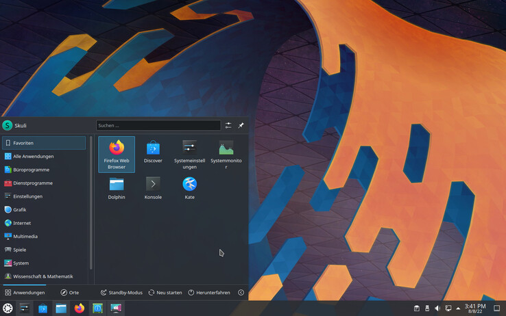 Aperçu du bureau KDE Plasma 5 de Kubuntu (Image : Kubuntu).