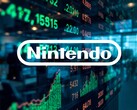 Le logo de Nintendo devant le téléscripteur