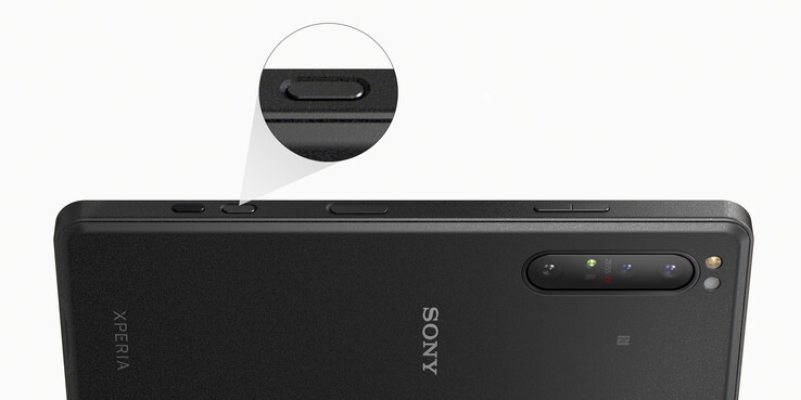 Touche de raccourci du Sony Xperia PRO (Source : Sony Europe)