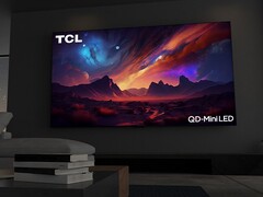 Le téléviseur QM8 de 115 pouces de TCL offre une luminosité de 5 000 nits. (Source de l'image : TCL)