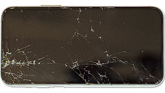 Apple iPhone 11 Pro après avoir échoué au test de chute (Source : Stiftung Warentest)