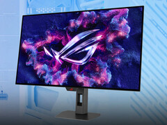 Le ROG Strix OLED XG32UCWMG est une alternative plus rapide au XG32UCWG, moins cher. (Source de l&#039;image : Asus - édité)
