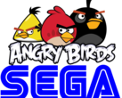 Sega a annoncé qu'il allait racheter la société qui a créé Angry Birds. (Image : logos Sega et Angry Birds)