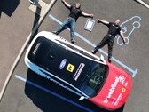 Le Mach-E a parcouru près de 600 miles avec une seule charge (Image source : Webfleet)