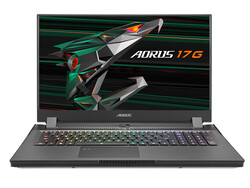 Le Aorus 17G YD (74DE3435H), fourni par Gigabyte Allemagne.