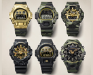 Montres Casio au motif camouflage audacieux.