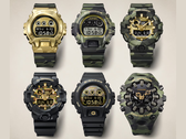 Montres Casio au motif camouflage audacieux.