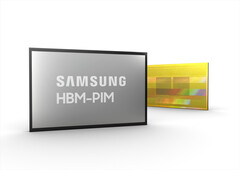 Les puces HBM-PMI sont dotées d&#039;un processeur AI intégré. (Source de l&#039;image : Samsung)