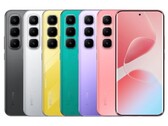 L'Infinix Hot 60 Pro+ est disponible dans les coloris suivants : coral tides, misty violet, cyber green, sonic yellow, titanium silver et sleek black (Image source : Infinix)