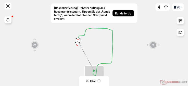 Le mappage manuel a également bien fonctionné lors du test.