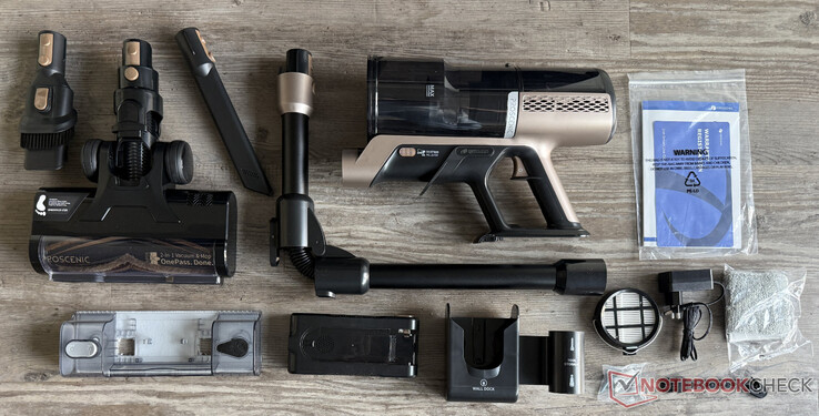 Contenu de la livraison du Proscenic P20 OnePass