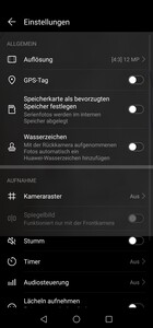 Huawei P30 Lite - Paramètres.