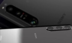 Le Sony Xperia 1 V devrait être équipé de capteurs photo plus grands que ceux de son prédécesseur. (Source de l'image : @OnLeaks/Sony - édité)
