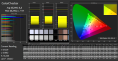 Dell G5 15 5590 - CalMAN : Color Checker.