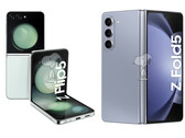 Les Galaxy Z Flip5 et Galaxy Z Fold5 seront disponibles en plusieurs coloris. (Source de l'image : @_snoopytech_)