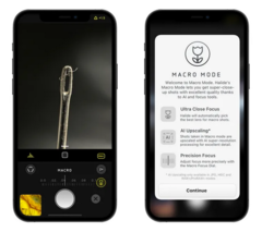 La dernière mise à jour de Hallide II apporte la macrophotographie aux anciens iPhones. (Image : Halide)