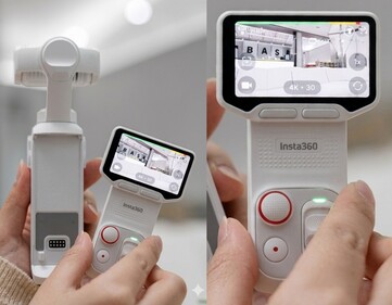 L'Insta360 Luna Ultra blanc.