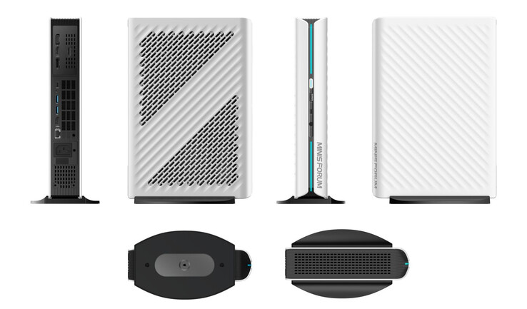 Les Minisforum G1 et G1 Pro mesurent 315 x 216 x 57,2 mm et pèsent 3,81 kg (source : Minisforum)
